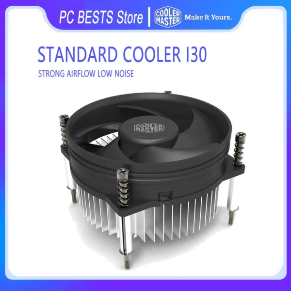 Cooler Master i30 MINI 92mm Durable Quiet Fan CPU Cooler Ultra-thin design For intel LGA1200 1150 1151 1155 1156