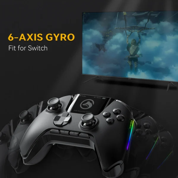 Manbaone 50 Smart Wireless Gamepad Pc Bluetooth Joystick Controller Joystick 2 Inch Screen Steam Mobile Game controller - Image 6