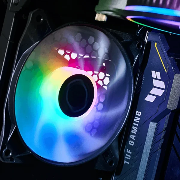 Cooler Master CF120 120mm Case Fan Addressable 5V/3PIN ARGB CPU Cooler Fan Quiet Water Cooling Replace Fan - Image 6