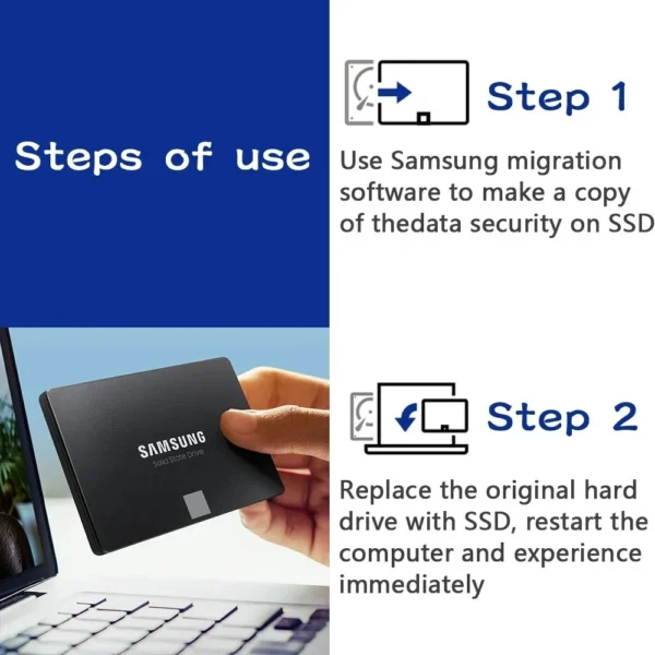 SAMSUNG SSD 870 EVO 1TB 2TB 250GB 500GB Internal Solid State Disk HDD Hard Drive SATA3 2.5 inch Laptop Desktop PC MLC disco duro - Image 2