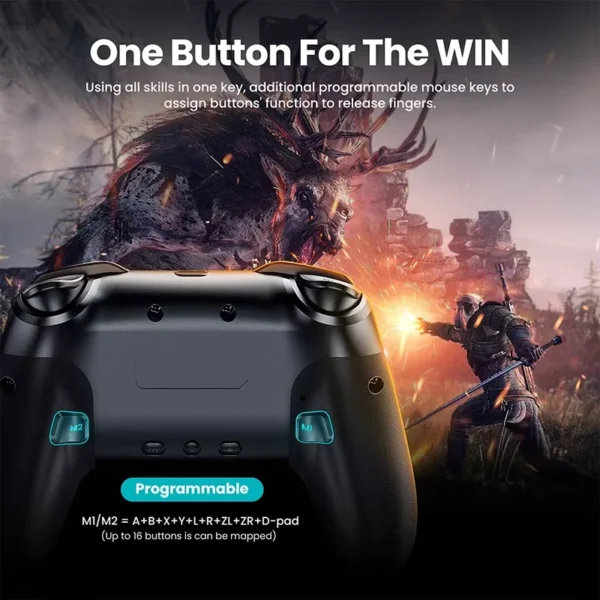 VOYEE wireless switch controller, compatible with Switch Pro controller, suitable for Switch/Switch Lite/OLED/PC - Image 4