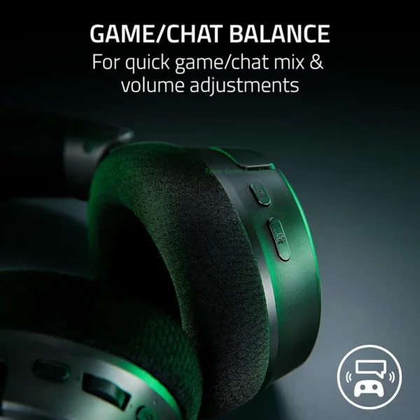 Razer Kraken V4 Wireless Gaming Headset -3 Modes of Connectivity Retractable HyperClear Super Wideband Mic - 9 Zone RGB Lighting - Image 4
