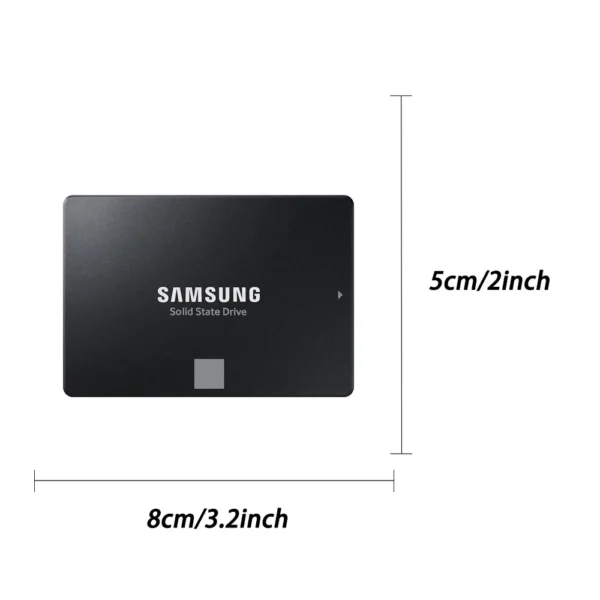 SAMSUNG SSD 500GB 870 EVO QVO 250G Internal Solid State Disk 1T 2T 4T HDD Hard Drive 860 PRO SATA 3 2.5 for Laptop HDD Computer - Image 3