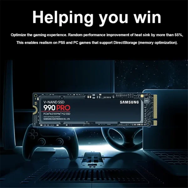 SAMSUNG 990 PRO SSD 1TB 2TB 4TB PCIe Gen4.0x4 990pro Solid State Drive NVMe M.2 2280 Internal SSD for Desktop Laptop PC Computer - Image 4
