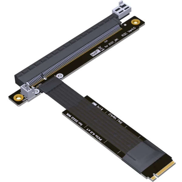 New M.2 NVMe to PCIe 4.0 x16 Extender Gen4/3.0 Riser Adapter Jumper BTC Mining Cable GPU GTX RTX Graphics Video Cards NVIDIA AMD - Image 4
