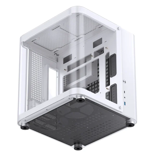 JONSBO TK-1 V2.0 mini desktop chassis Hyperbolic Sea View Room MATX Case Aluminum Alloy Case/240 Water cooling/ATX Power Supply - Image 2