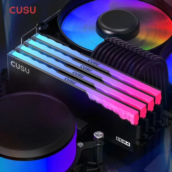 CUSU Memoria Ram DDR4 16gb 3200gb 3600mhz Rgb DDR4 8gb 288pin UDIMM Ram Memory Dual Channel for diy gaming computer - Image 5