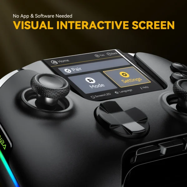 Manbaone 50 Smart Wireless Gamepad Pc Bluetooth Joystick Controller Joystick 2 Inch Screen Steam Mobile Game controller - Image 2