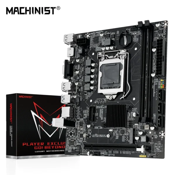 MACHINIST H110 Motherboard Supports LGA 1151 Intel Core CPU DDR4 RAM And M.2 NVME SDD VGA HDMI