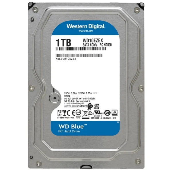 Western Digital WD Blue 1TB 2TB 3TB 4TB 6TB 500GB Hard Drive HDD SATA III 6 Gb/s 3.5" Harddisk For Desktop PC Computer - Image 2