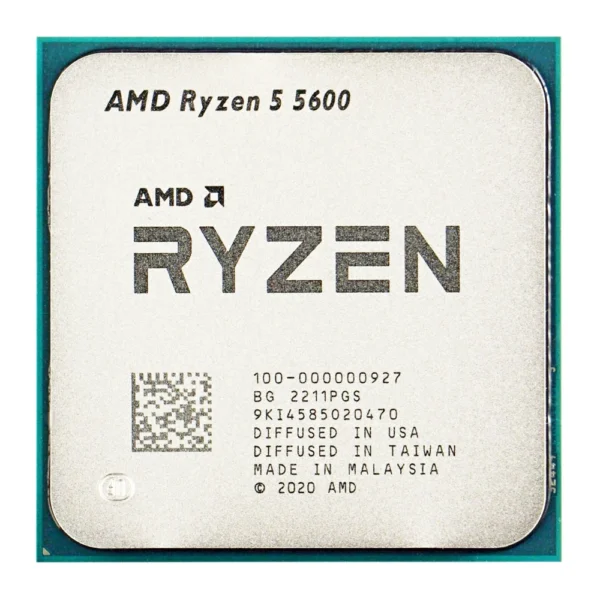 NEW AMD Ryzen 5 5600 R5 5600 3.5 GHz 6-Core 12-Thread CPU Processor 7NM L3=32M 100-000000927 Socket AM4 No Fan - Image 2