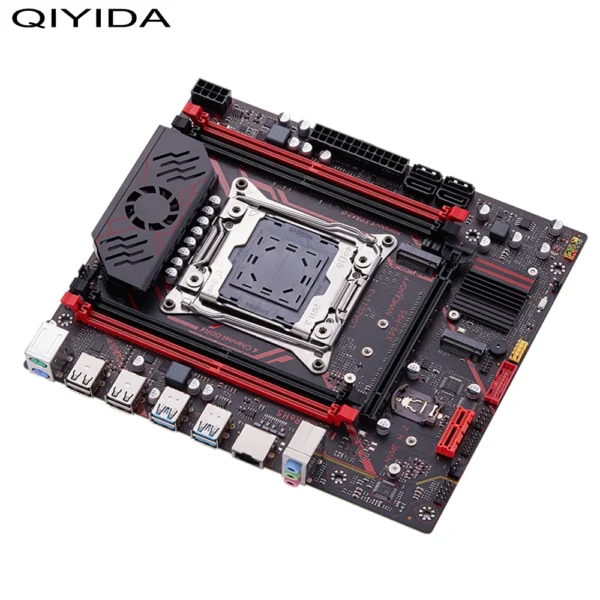 QIYIDA X99 H9S Motherboard Set Kit With LGA2011-3 Xeon E5 2630 V4 CPU DDR4 16GB REG ECC memory NVME M.2 TPM 2.0 Interface SATA3 - Image 2