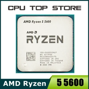 NEW AMD Ryzen 5 5600 R5 5600 3.5 GHz 6-Core 12-Thread CPU Processor 7NM L3=32M 100-000000927 Socket AM4 No Fan