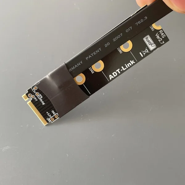 New M.2 NVMe to PCIe 4.0 x16 Extender Gen4/3.0 Riser Adapter Jumper BTC Mining Cable GPU GTX RTX Graphics Video Cards NVIDIA AMD - Image 3
