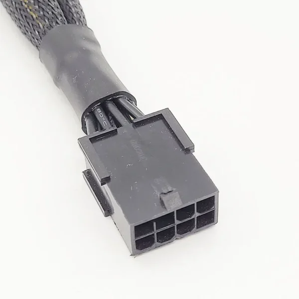 20cm Braided Y-Splitter GPU Adapter Cable PCIe 8 Pin Female To Dual 2X8 Pin(6+2) Male PCI Express Power Adapter Extension Cable - Image 3