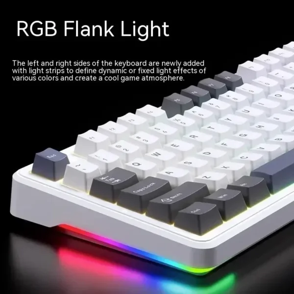 AULA F87Pro Mechanical Keyboard 2.4g/Usb/Bluetooth Tri Mode Wireless 87 Key 5 Layer Silencing Filling Suitable For Gaming+Typing - Image 2